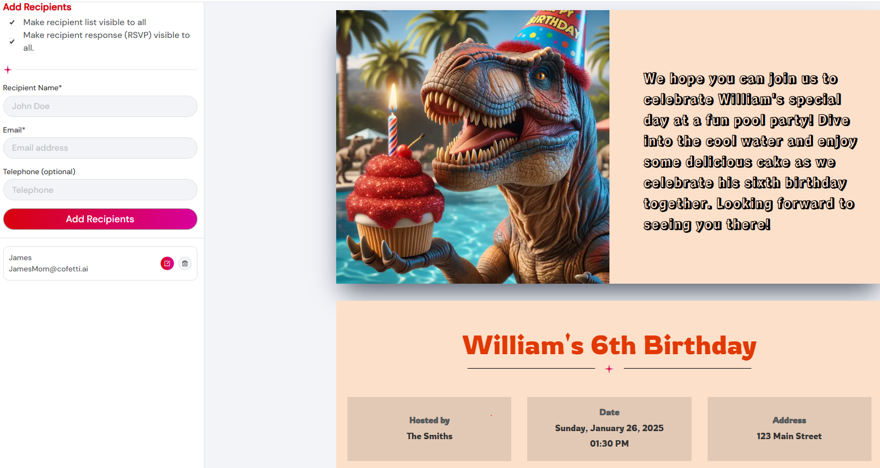 cofetti step four cofetti step four